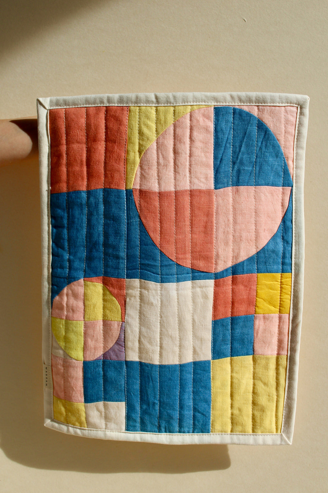 Mini Spin quilt wall hanging