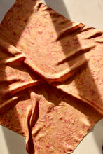 Large Botanically dyed silk scarf