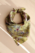 Medium Botanically dyed silk scarf