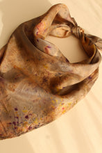 Medium Botanically dyed silk scarf