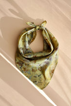Medium Botanically dyed silk scarf