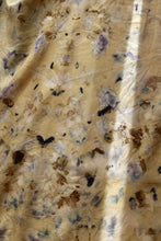 Large botanically dyed silk scarf