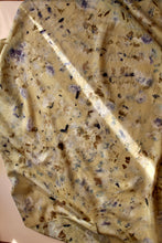 Large botanically dyed silk scarf