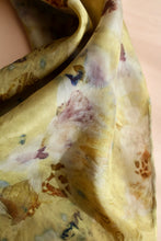 Medium Botanically dyed silk scarf