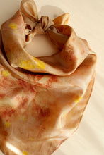 Medium Botanically dyed silk scarf