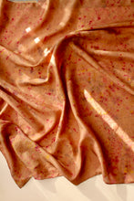 Large Botanically dyed silk scarf