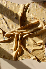 Large Botanically dyed silk scarf