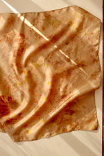 Medium Botanically dyed silk scarf