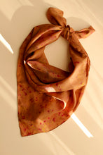 Large Botanically dyed silk scarf
