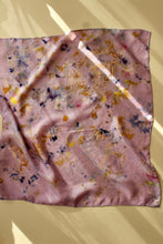 Medium Botanically dyed silk scarf