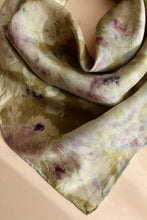 Medium Botanically dyed silk scarf