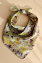Medium Botanically dyed silk scarf
