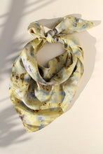 Large Botanically dyed silk scarf