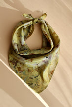 Medium Botanically dyed silk scarf