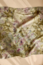 Medium Botanically dyed silk scarf
