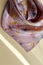 Medium Botanically dyed silk scarf