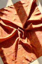 Large Botanically dyed silk scarf