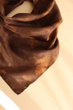 Medium Botanically dyed silk scarf