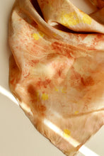Medium Botanically dyed silk scarf
