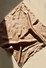 Small botanically dyed silk scarf