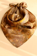 Medium Botanically dyed silk scarf