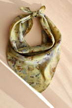 Medium Botanically dyed silk scarf