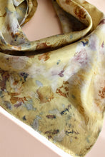 Medium Botanically dyed silk scarf