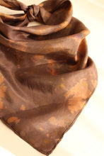 Medium Botanically dyed silk scarf