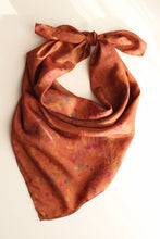 Large Botanically dyed silk scarf