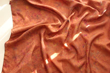 Large Botanically dyed silk scarf