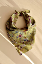 Medium Botanically dyed silk scarf