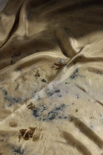 Large Botanically dyed silk scarf #1