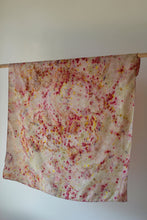 Large Botanically dyed silk scarf- SALE