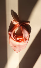 Coral Silk Scarf