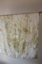 Large Botanically dyed silk scarf -SALE