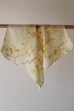 Small botanically dyed silk scarf- SALE