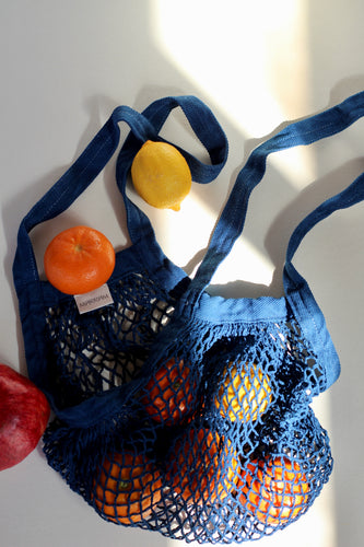 Indigo String Net Bag - SALE