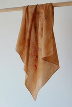Medium Botanically dyed silk scarf- SALE