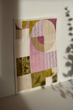 Mini spin quilt wall hanging