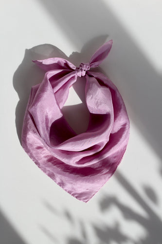 Lavender silk scarf