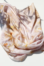 Large Botanically dyed silk scarf - SALE