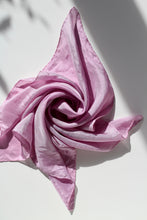 Lavender silk scarf