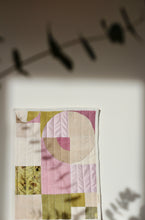 Mini spin quilt wall hanging