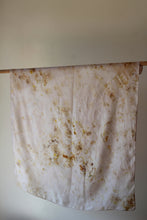 Large Botanically dyed silk scarf - SALE