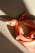 Coral Silk Scarf
