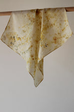 Small botanically dyed silk scarf- SALE