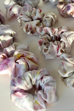 Bundle dyed silk satin scrunchies - SALE