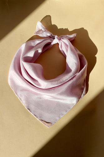 Lavender silk scarf