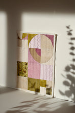 Mini spin quilt wall hanging