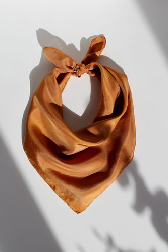 Copper Silk Scarf